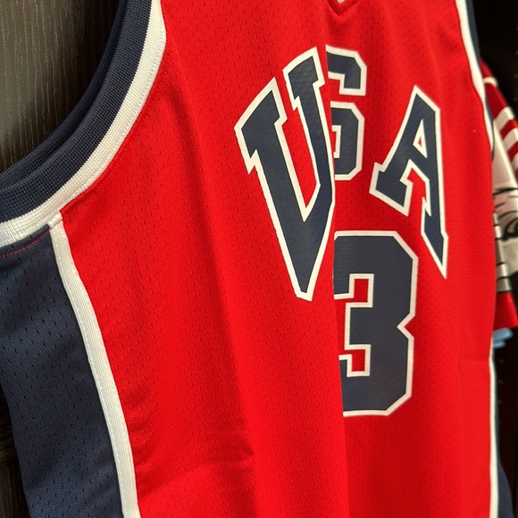 Chris Mullin USA Basketball NBA Mitchell & Ness Authentic 1984 Jersey - Red - Picture 4 of 9